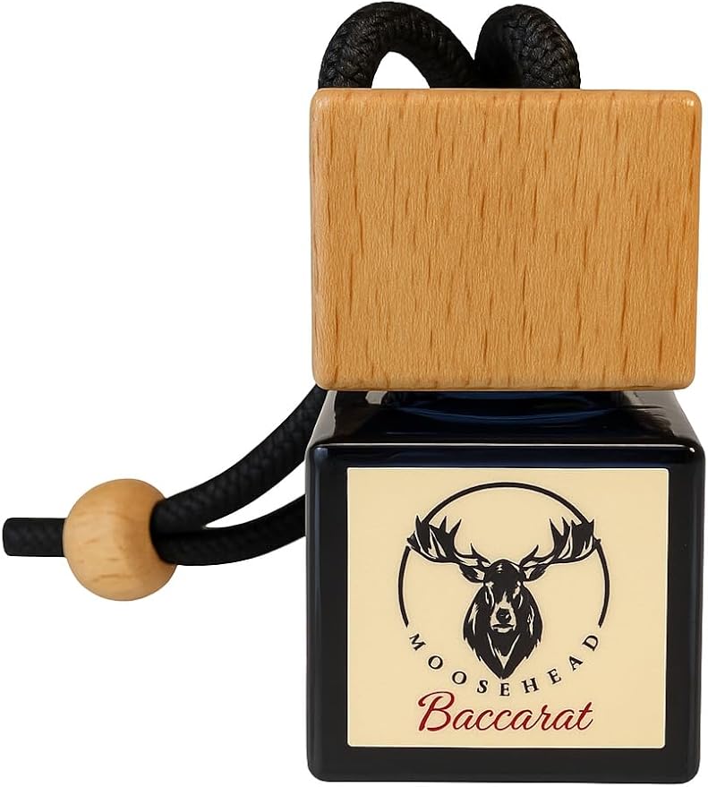 Baccarat Car Air Freshener | Rouge 540 Perfume Inspired Fragrances | Strong Car Freshener with Odour Eliminator Technology | Baccarat Air Freshener | Long Lasting Automotive Freshener by Moosehead