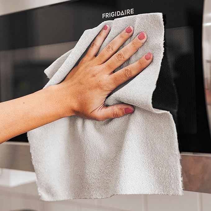 The Rag Company - Rip N' Rag Multi-Purpose Reusable Microfiber Towels for Home, Office, Garage, RV and More - 30 Count Roll - Premium 70/30 Blend - 200gsm (Pack of 2)