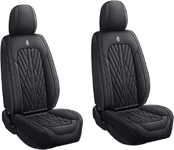 Premium Nappa Leatherette Car Seat Cover Set Custom Fit for Honda CR-V CRV 2000-2023 2024 2025 2026 Water-Proof Breathable Faux Leather Seat Cushion Protectors (Full Set 5 Seats,Black)