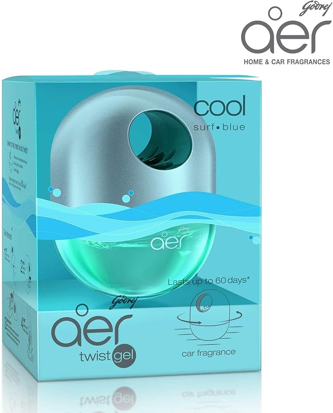 Godrej 9K-YLA1-BZ9Q AER Twist-Cool Surf Blue Air Freshener