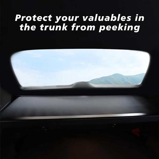 BestEvMod Retractable Trunk Cargo Cover Compatible with Chevy Blazer EV 2026 2025 2024 2023/ Honda Prologue Accessories Interior Accessories, Black Rear Trunk Cargo Shield Privacy Cover