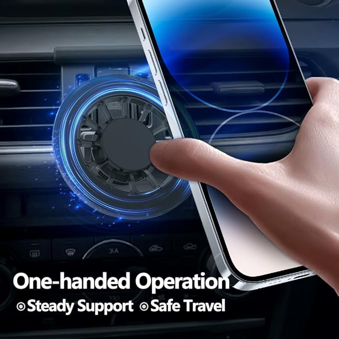 CLEC Fits for Magsafe Car Phone Holder Mount for 2015-2017 Mazda 6 Magnetic Phone Holder Adjustable for Car Vent for iPhone 17/6/15/14/13/12 Series Magsafe Case All Phones