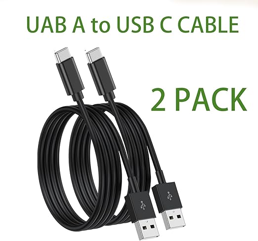2 Pack 3.3Ft iPhone 15/16/17 CarPlay USB C Cable [MFi Certified] - USB-A to USB-C Car Charger Cord for iPhone 17 Air 16 16E 15 Pro Max Plus, iPad USB C Charging Wire for iPad/IPad Pro (Black)