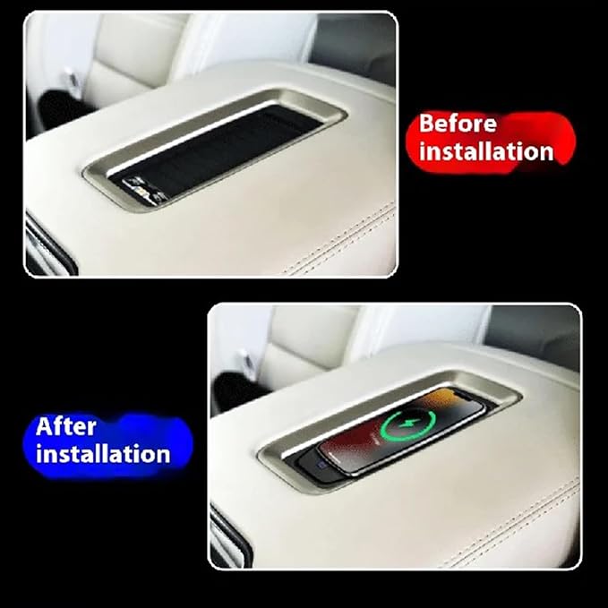 for GMC Yukon Chevrolet Tahoe Suburban 2014-2021 Wireless Charger QI Phone Fast Charging Panel Car Accessories