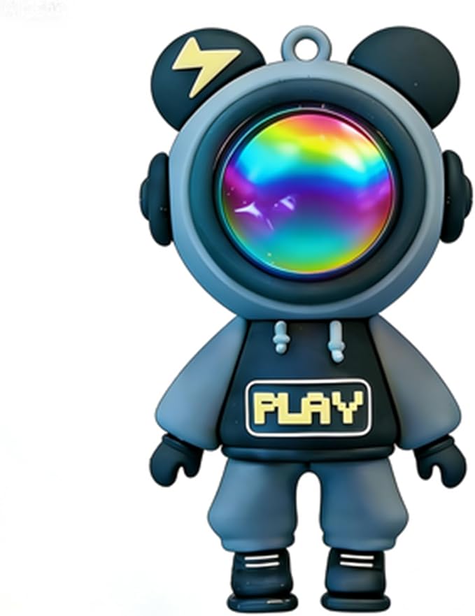 Car Air Freshener,Astronaut Vent Clip,Car Odor Eliminator,Car Air Freshener Clips (Black)