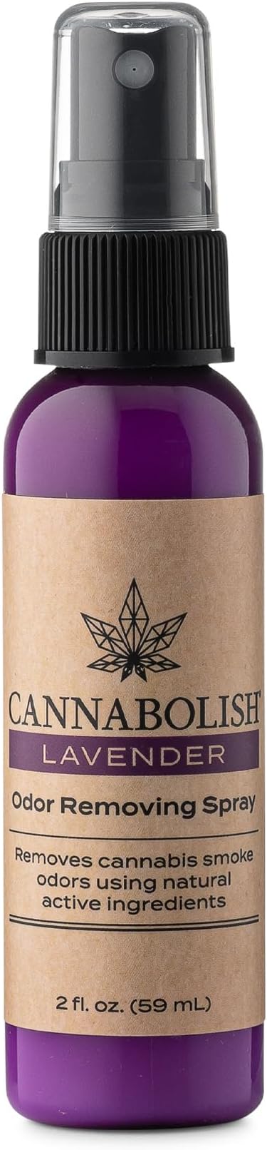 Cannabolish Lavender Odor Removing Spray and Air Freshener, 2 fl. oz. Travel Size
