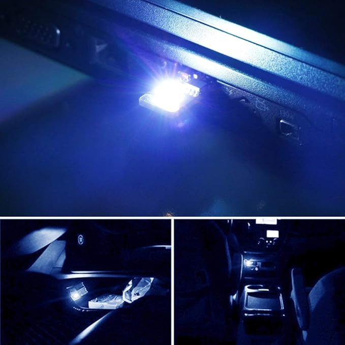 iJDMTOY Touch Control RGB Multi-Color USB Plug-in Miniature/Nano LED Car Interior Ambient Accent Lighting Kit