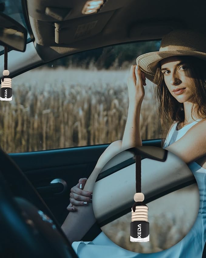 Automotive Air Freshener 4ml Car Scents | 45-Days Keep Fragrance | Automobile Hanging Diffuser Bottles | Remove Auto Odor Long-Lasting Fresh Air for Men Women Home Deodorizer (Dusk)