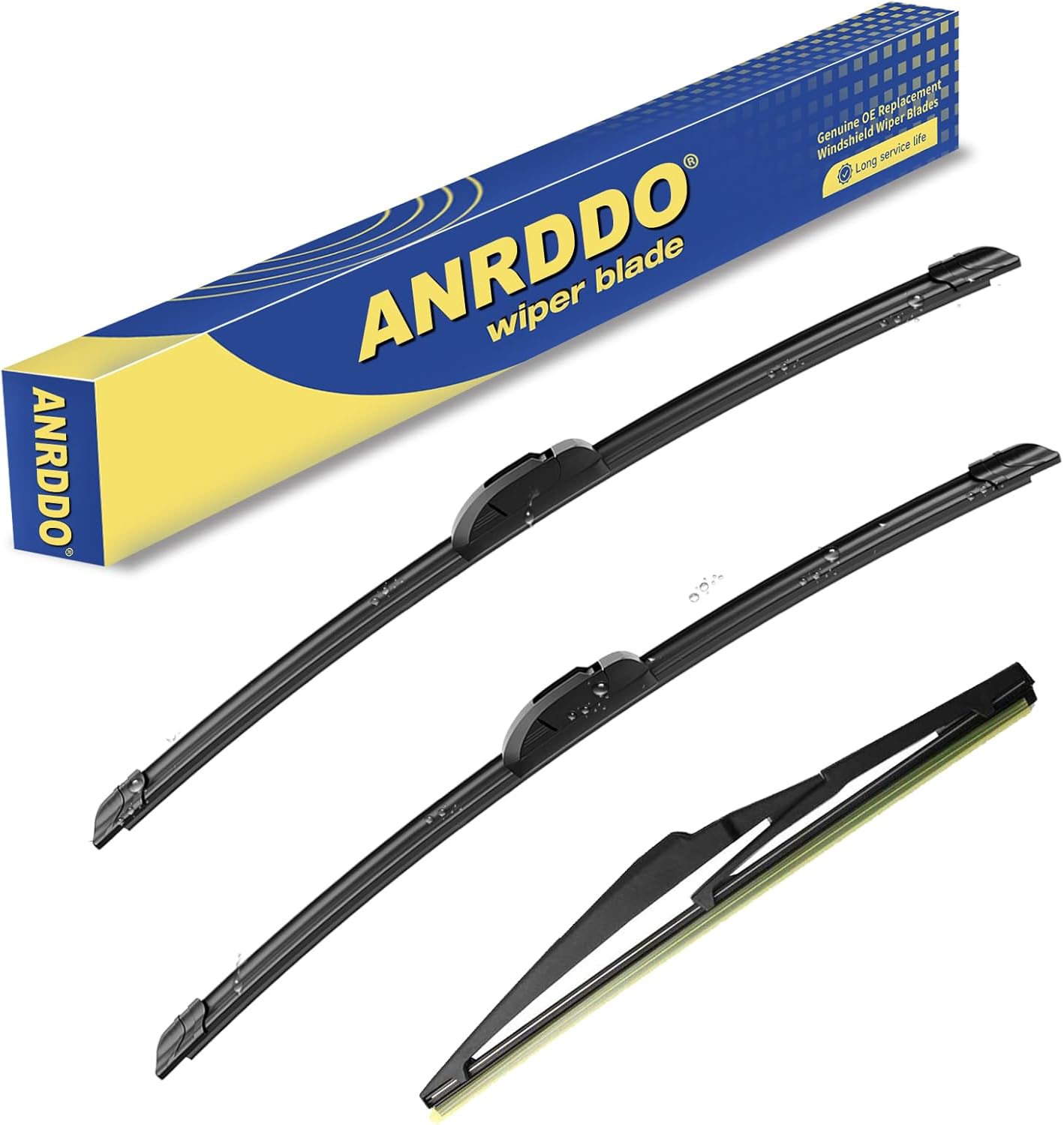 3 Wipers Replacement For 2012 2013 2014 2015 2016 2017 2018 2019 Toyota Prius C Windshield Wiper Blades Set Original Equipment - 28"+14"+8" (Set of 3) U/J HOOK