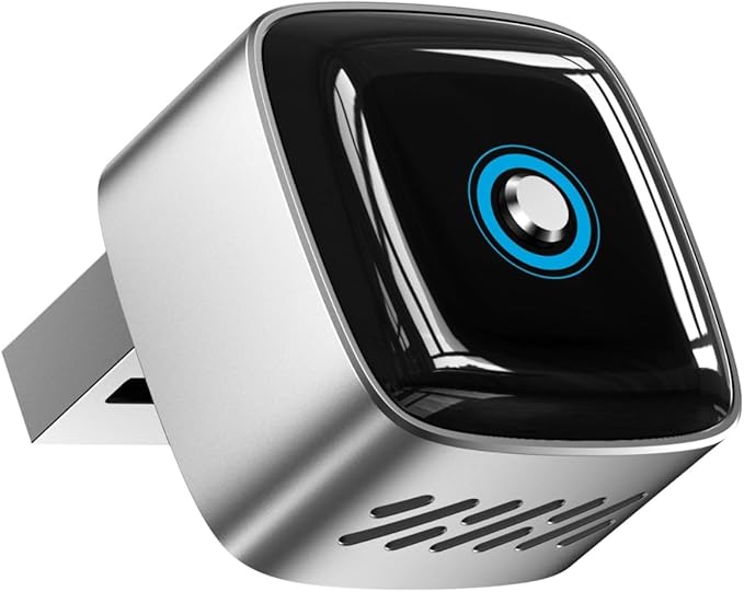 Car Play Wireless Adapter for Apple iPhone iOS 10+ & Cars from 2015+ Android 11+ Android Auto, Plug & Bluetooth Connect 2-in-1 Adapter Convert Wired to Wireless Dongle carplay (Metal Silver)