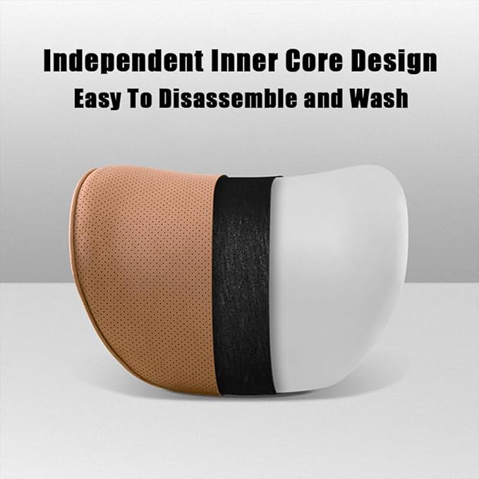 Car Seat Neck Break Cushion for Corvette C8 C7 C6 C5 Coupé/Cabriolet Z06 LT6 LT2 Stingray LS9 LS7 ZR1 LS3 LS2 LS1 5-Seats Car Seat Lumbar Pillow Headreast Car Headrest Pillow Head Support Rest Pillow