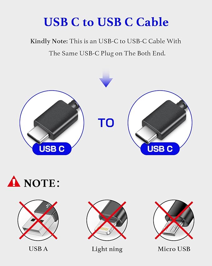 25W Type C Charger Fast Charging 10 ft, USB C Charger Block & Android Phone Chargers Cord 10 Foot for Galaxy S25 Ultra/S25/S25+/S24 Ultra/S24/S24+/S23/S22 Ultra