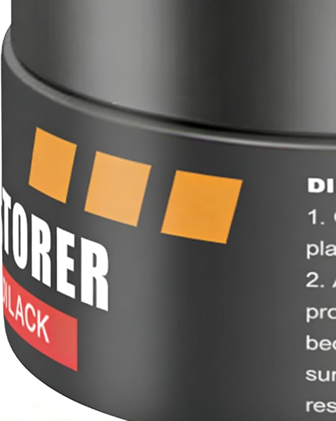 Car Trim Restorer, 50g Long-Lasting Scratch Repair Cream, Car Interior Cleaner with Sponge for Automotive Dashboard Leather Restoration Detailing Maintenance