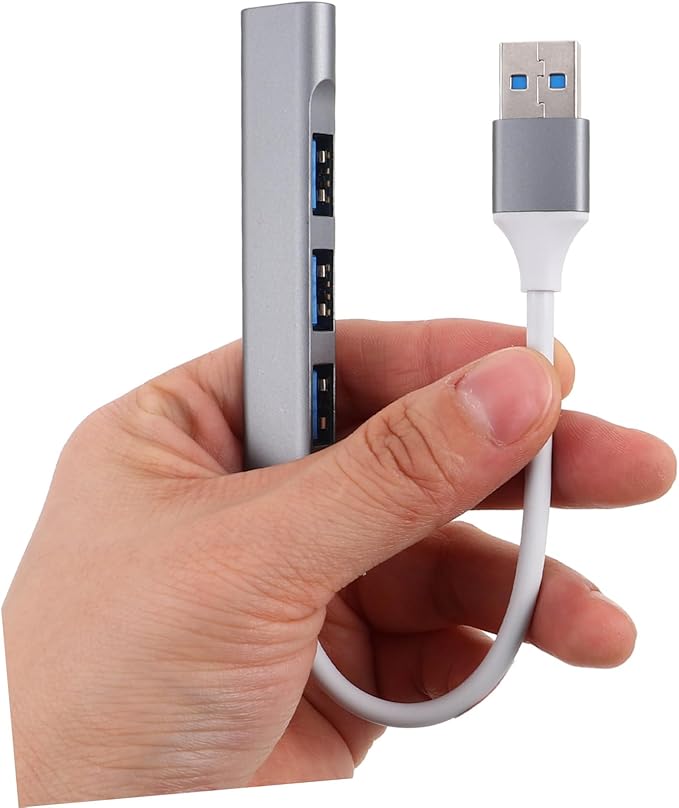 TEHAUX USB Hub Splitter Laptop USB Expander Charging for Desktop Car Gaming Travel Accessories