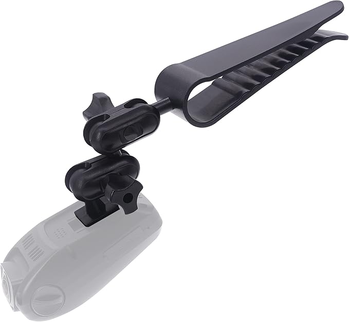 Dash Cam Sun Visor Mount Holder/w Various Joints for Yi/Rexing/Falcon/Z-Edge/Old Shark/VANTRUE/Rove/AUKEY/APEMAN/KDLINKS/WheelWitness/Transcend/TaoTronics (99% On-Dash Cameras Suitable)