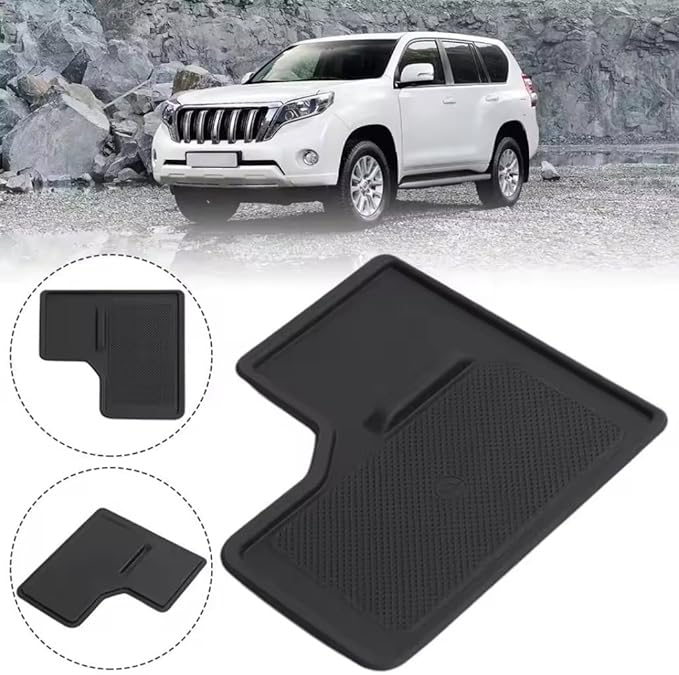 Compatible with Toyota Land Cruiser Prado 250 J250 LC250 2024-2026 Silicone Central Control Wireless Charging Pad Anti-slip Waterproof Non-Slip Protective Dustproof Mat (Not Fit Land Cruiser 1958 )
