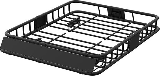 46"X 36"x 5" Universal Roof Rack Basket,Heavy Duty Weather Resistant Top Mount Cargo Rack, Luggage & Camping Gear Storage for Car, Truck or SUV Transport