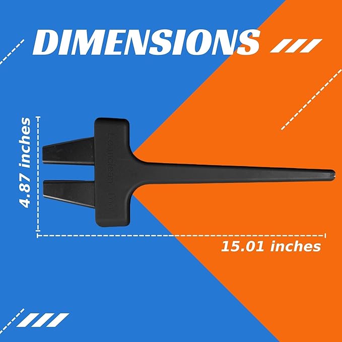 Vacuum Detail Attachment Tool | All-in-One Deepcleaning Crevice Cleaner/ Ice Scraper | The Best Car Accessories & Essentials | Wet & Dry Car Detailing Kit | Truck, Auto, & RV Cleaning Supplies (Black)