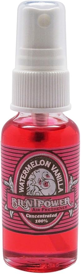 BluntPower (Watermelon Vanilla, 1 Pack) Concentrated Air Freshener for Room and Car Spray - Oil-Based Diffuser Spray Bottle - Long-Lasting Bathroom Spray, Car Freshener, & Odor Eliminator Spray