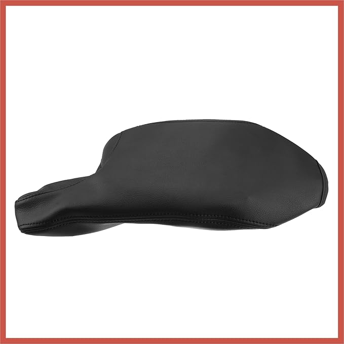 ACROPIX Car Center Console Armrest Cover for Mazda 3 2014-2016 Faux Leather Interior Arm Rest Cover Elbow Cushion Pad Black Car Parts