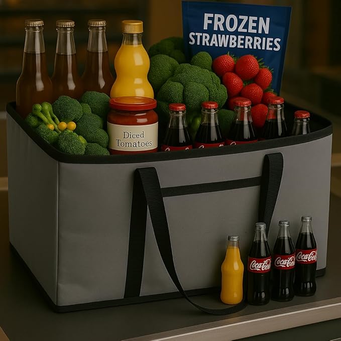 musbus insulated catering bag 22x14x13 Very heat XXXL Insulated Food Delivery Bag Cooler Bags Keep Food Warm Catering Therma for doordash cooler bags therma shopper accessories hot Gray Pizza