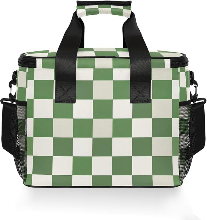 Cooler Bag Insulated Picnic Bag Large Lunch Box Reusable Tote Bag Soft Sided Portable Beach Cooler Grocery Camping