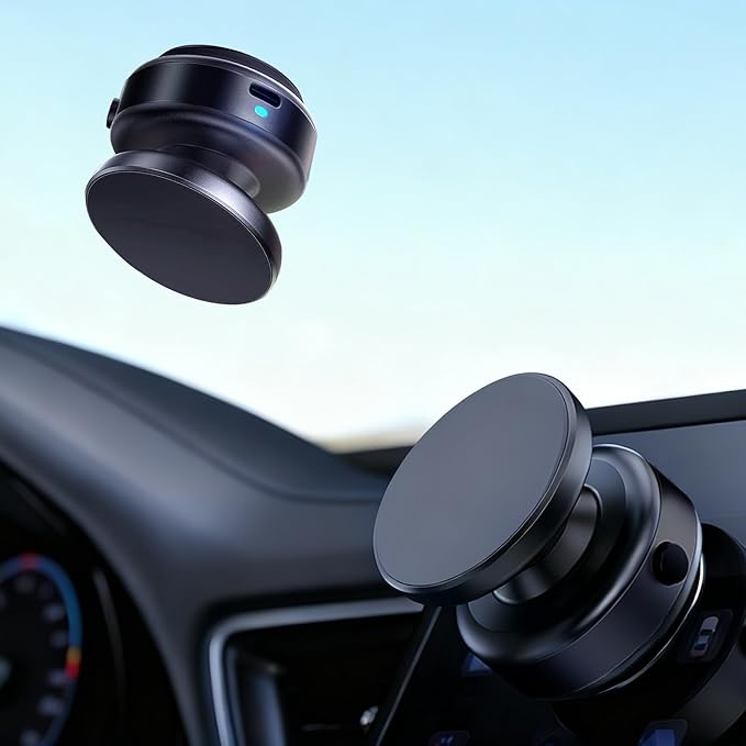 Auto Suction Cup Phone Mount, Quick-Release Vacuum Magnetic Car Phone Holder for Smooth Surface/Gym/Mirror, 360 Adjustable for Magsafe iPhone 17 16 Air Pro Max 15