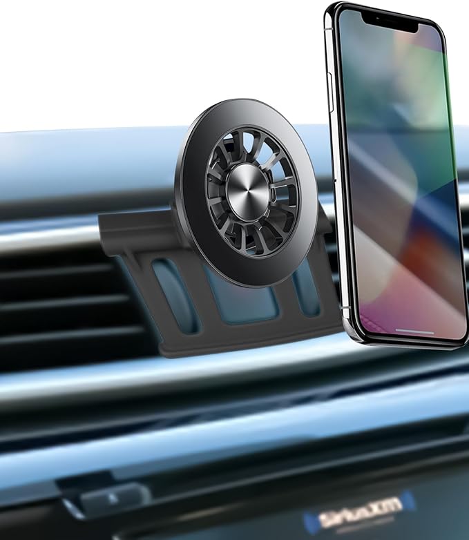 Nissan Murano Phone Mount for MagSafe, Exclusive Fit for Nissan Murano 2015-2024, Fit for MagSafe iPhone 16/15/14/13/12/Mini Series, Super-Strong Magnet for Air Vent Nissan Murano Accessories