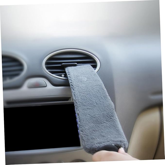 SOLUSTRE 5pcs Car Vent Cleaner Brush Soft Detail Cleaning Tool for Automotive Air Conditioner Outlets Lightweight Duster for Car Interior and Maintenance