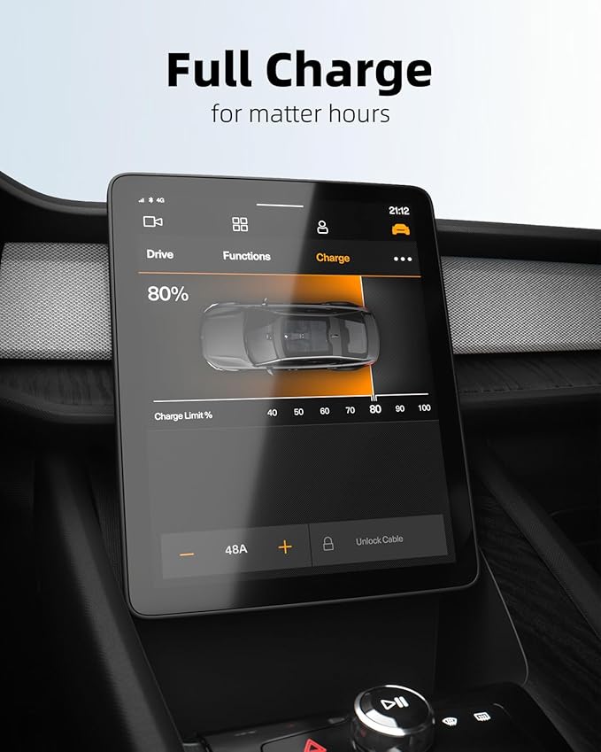 FOCSPROD for Tesla to J1772 Charger Adapter, Max 60A 250V for NACS to J1772 Electric Vehicles Charging Adapter Compatible with Tesla Mobile/Wall Connectors, Destination Chargers -UL 2252