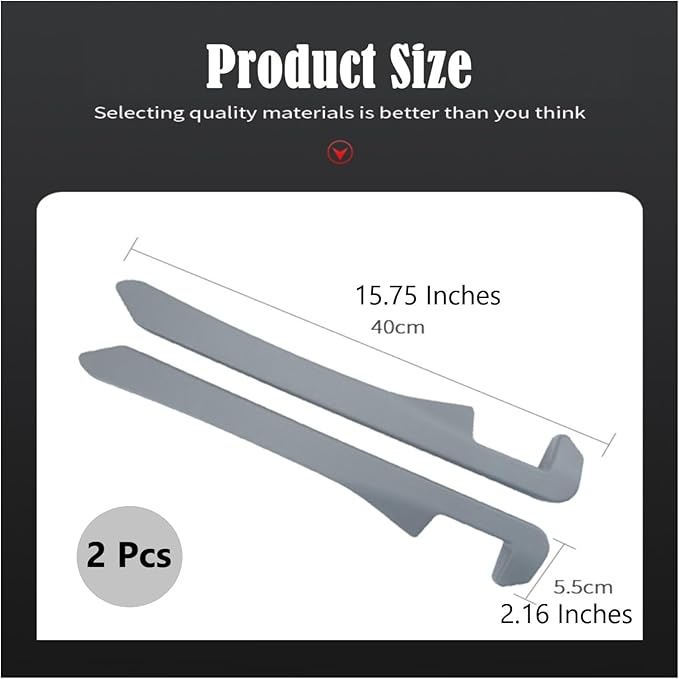 Car Seat Gap Filler 2 Pack, Universal Organizer for Car SUV Truck to Fill The Space Between Seat and Console, Car Seat Blocker and Catcher Prevent Things from Dropping, Easy to Install (Grey)