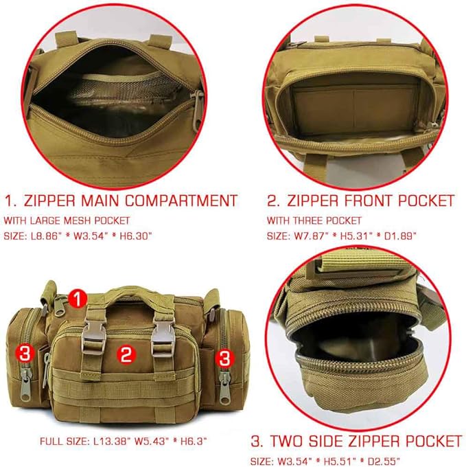 Molle Seat Back Organizer with 5 Pouches, Tactical Seat Covers, Molle Tactical Vehicle Organizers Panel Car Seat Covers Protector for Truck