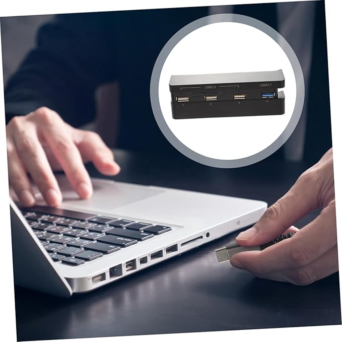DOITOOL High-Speed USB Hub for Console Desktop Expander with Interface Compatible for Multiple Devices Extension