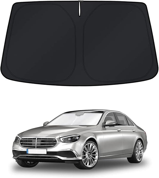 KUST Windshield Sun Shade for Mercedes-Benz S-Class 2015-2025 Window Accessories Shade Sun Visor Foldable Block UV Rays Keep Car Cooler