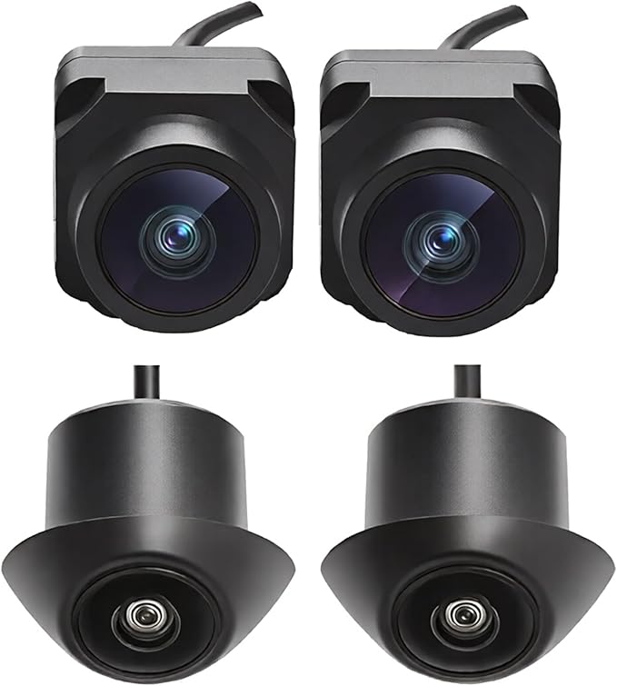 BY-J 360-Degree Panoramic Camera System for Android, 3D 1080P, with Mounting Accessories and Video Cables (360 Camera-720P)