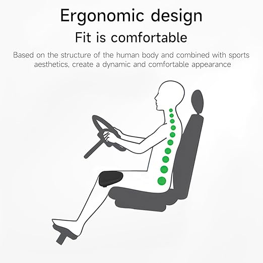 Alcantane style car leg knee pads memory foam car center console knee cushions car leg pads protect knee and leg elbow pads car copilot Universa version (black line lift leg pad)