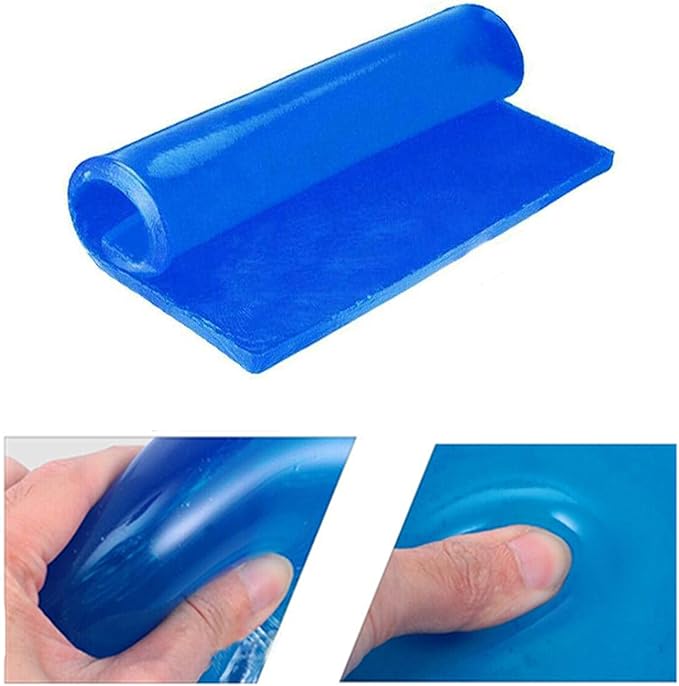 Motorcycle Seat Gel Pad Car Driver/Passenger Seat Cushion Shock Absorption Mat Comfort Soft DIY Seat Pad Cooling Office Chair Seat Cushion Accessories (30 x30 x 2cm)