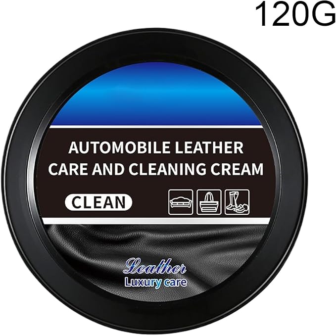 Leather Cleaner for Car Interior Seats Furniture Couches 120g Car Leather Finish Cream