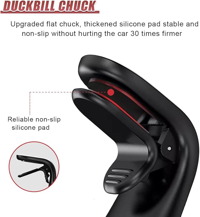 YoRise Magnetic Car Phone Holder, L Type 360° Rotatable Adjustable Car Air Vent Cellphone Mount, No-Hand Clip-On Navigation Bracket, Universal Vehicle Smartphones Stand Accessories (Blue)