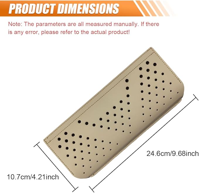 Car Seat Side Pocket Organizer, Multifunctional Mini Console Storage Bag for Phone, Keys, Sunglass, Wallet, PU Leather Tray Pouch Car Organizer Accessories for Seat, Door, Window, Console (Beige)