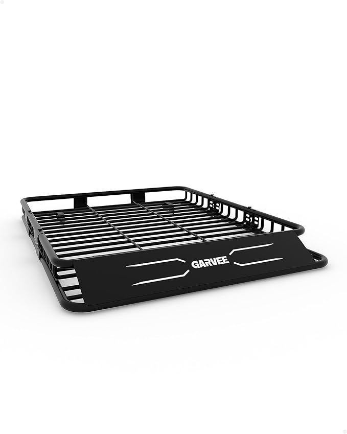 Garvee Universal Roof Rack Cargo Carrier Basket, 200 Lbs Capacity Rooftop Cargo Rack, Car Top Luggage Holder Basket Heavy Duty for SUVs, Trucks, Vehicles