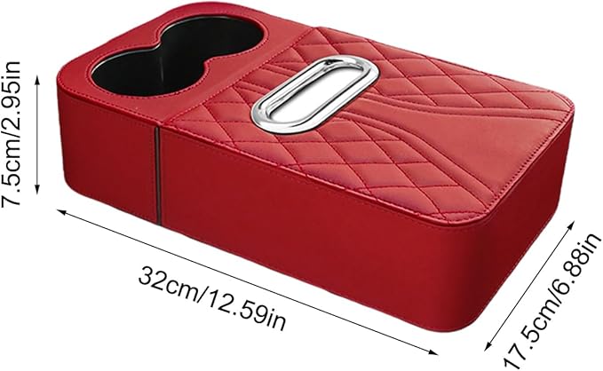 Car Armrest Cushion - Raised Center Console Organizer Pad | Vehicle Armrest Elbow Pad for Daily Commuting, Travel, Driving, Truck, SUV, Vehicle Interior, Comfort, Car Accessories