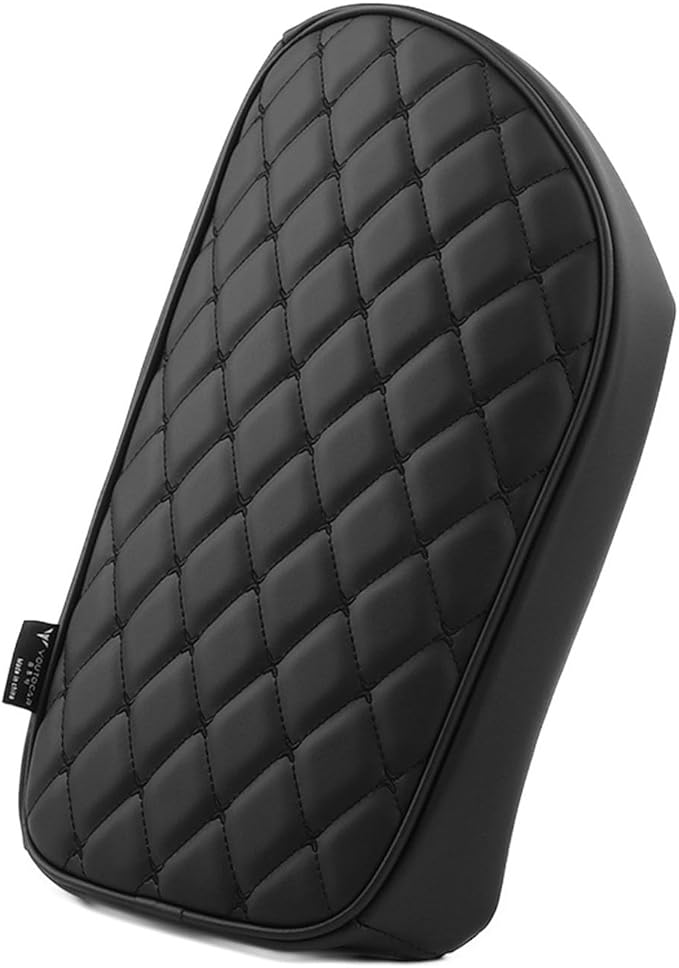 Car Armrest Cushion Cover Compatible with Genesis GV70 2022 2023 2024 2025 Accessories, Leather Center Console Armrest Pad(Black)