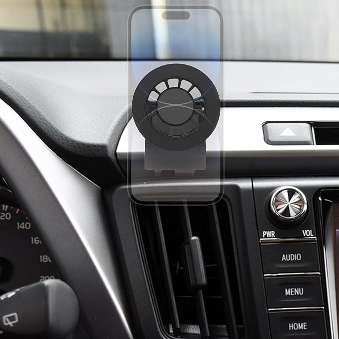for MagSafe RAV4 Phone Mount, Exclusive Fit for 2013-2018 Toyota RAV4, Fit for MagSafe iPhone 17/16/15/14/13/12/Mini Series, Super-Strong Magnet for Toyota RAV4 Accessories