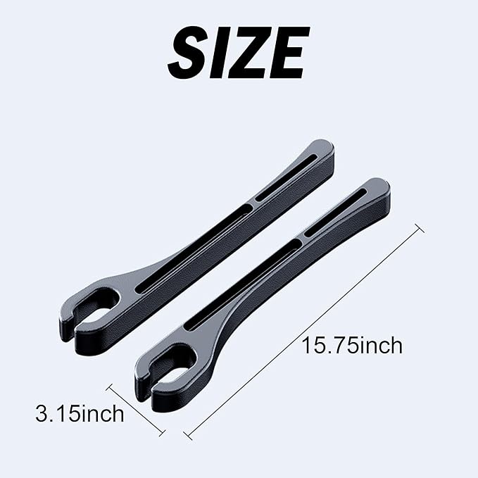 2PCS Car Seat Gap Filler，Gap Stopper Fill Gap Between Seat and Console，Built-in Recessed Storage Organizer，Universal for Most Cars Trucks SUVs to Stop Things from Dropping（Black）