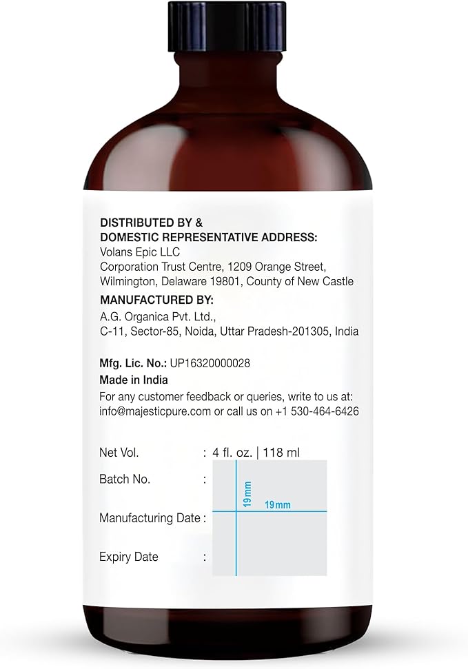 Majestic Pure Essential Oil with Glass Dropper - 100% Pure and Natural - Essential Oils for Diffuser, Aromatherapy, Soap and Candle Making, Chamomile Essential Oil, Chamomile Oil, 4 Fl Oz