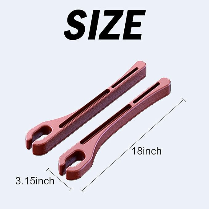 2PCS Car Seat Gap Filler，Gap Stopper Fill Gap Between Seat and Console，Built-in Recessed Storage Organizer，Universal for Most Cars Trucks SUVs to Stop Things from Dropping（Red）