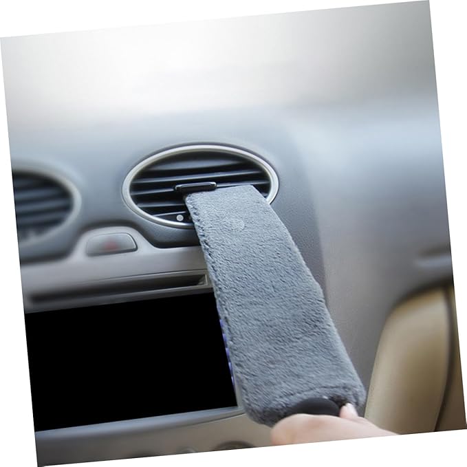 PRETYZOOM 2pcs Car Vent Brush Cleaner Tool Mini Soft Bristles Detailing Brush for Automotive Air Conditioner Vents Safe for Scratch Cleaning Tight Spaces