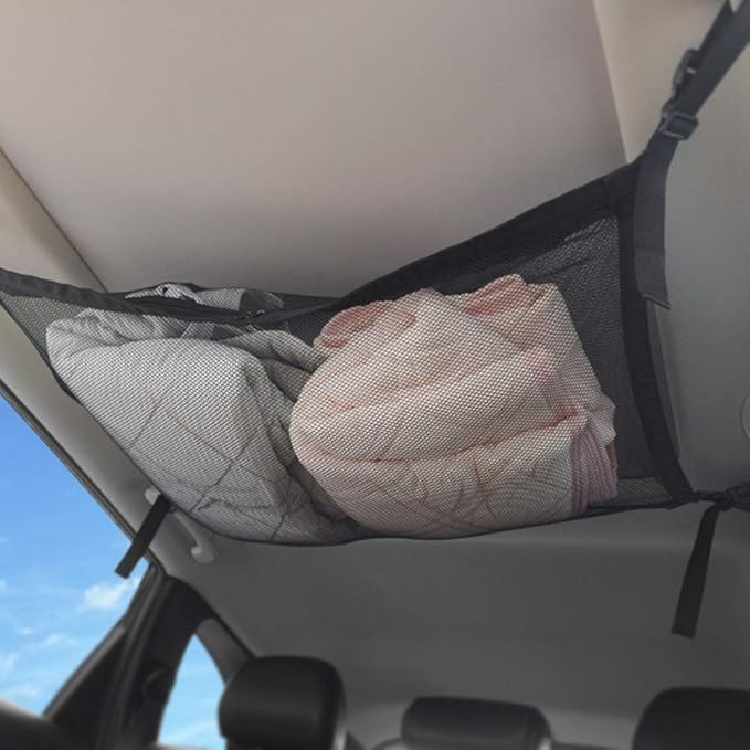 Restokki Black Oxford Cloth Outdoor Travel Multifunction Expand Car Roof Back Storage Bag