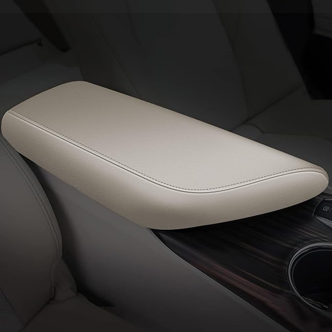 AOMSAZTO Console Covers for 2018-2022 2023 2024 Toyota Camry Armrest Covers for Toyota Camry Beige